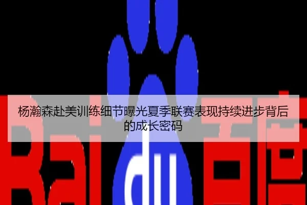 杨瀚森赴美训练细节曝光夏季联赛表现持续进步背后的成长密码